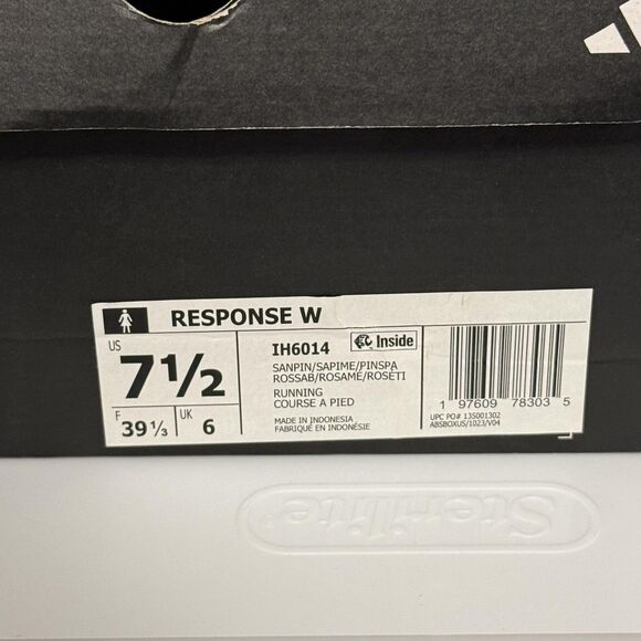 Adidas Response W Shoes Womens Size 7.5 Pink Running Ortholite Athletic IH6014 - Picture 11 of 14